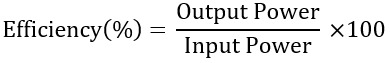 Transformer Efficiency Formula